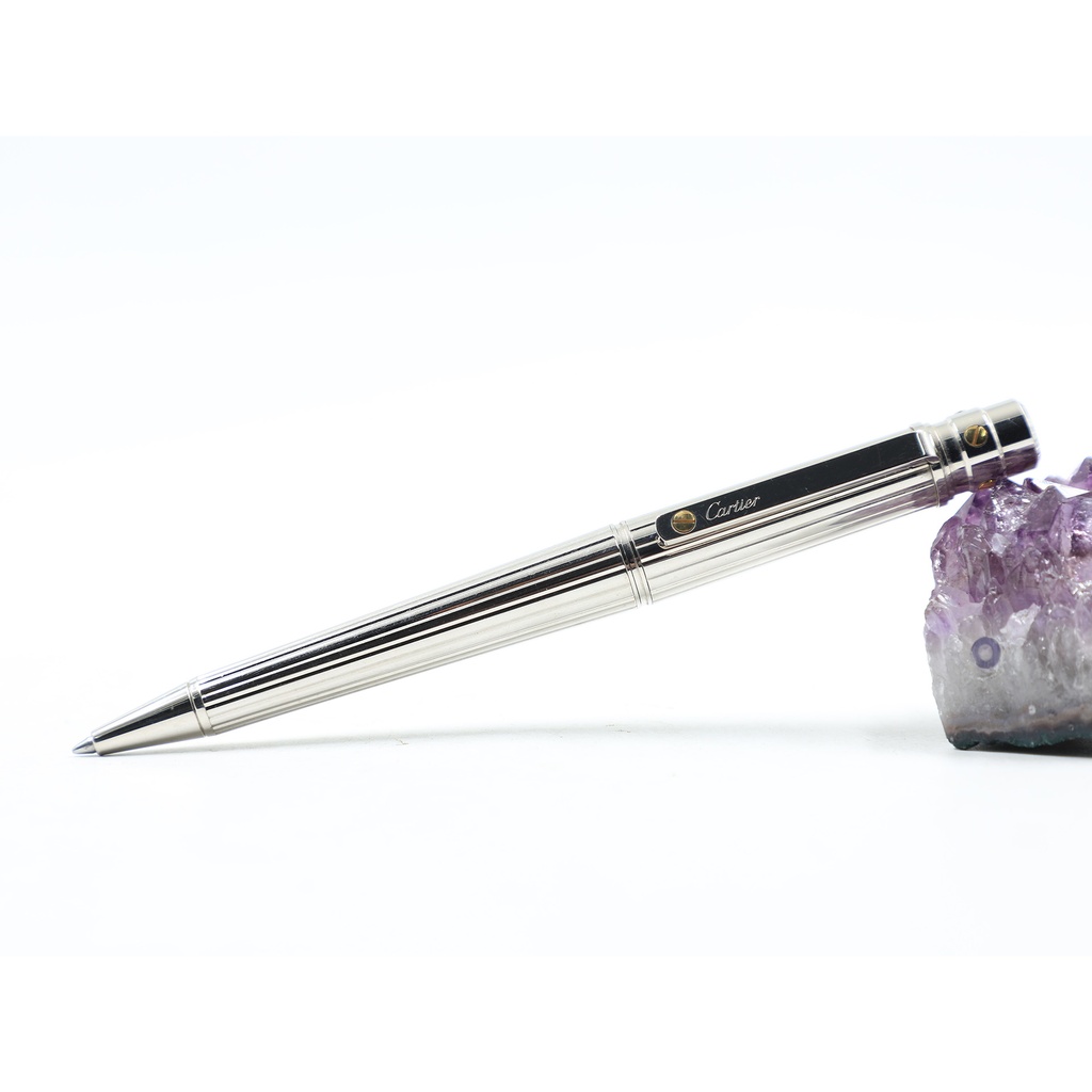 Santos De Cartier Pen With Golden Screws P510337