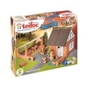 Teifoc Farm Brick Construction Set, 180+ Building Blocks