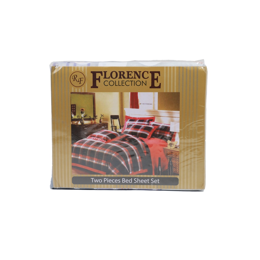 Florrence Collection Two Piece Bed Sheet Set