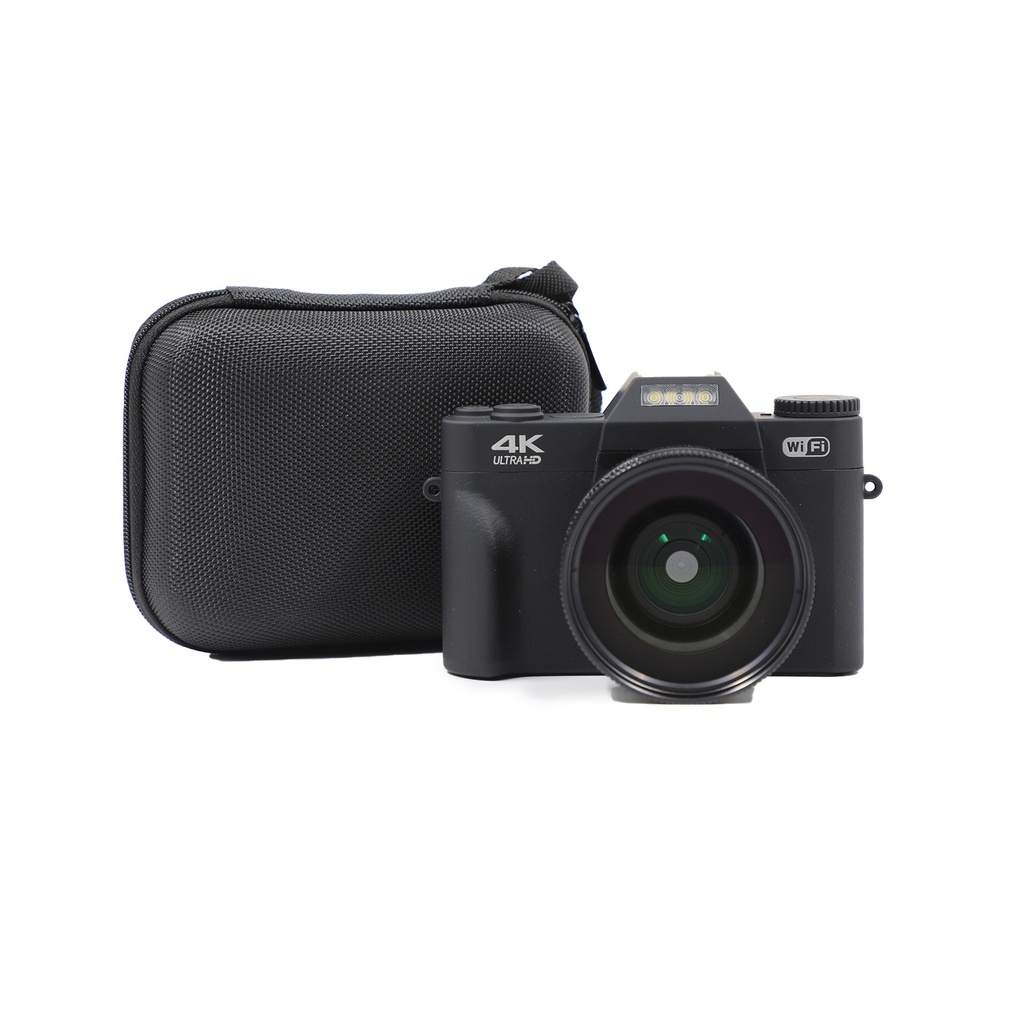 Digital 4K 60FPS 56MP 6X Zoom 3 Inch IPS HD Screen 1700mAh Mirrorless Camera for Travel