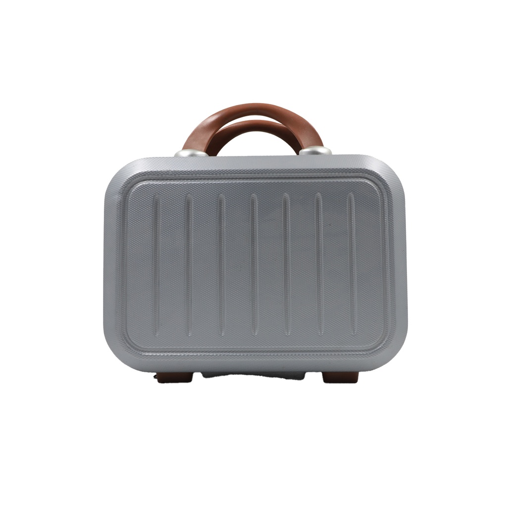 Small, hard-shell Cosmetic travel Case
