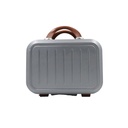 Small, hard-shell Cosmetic travel Case