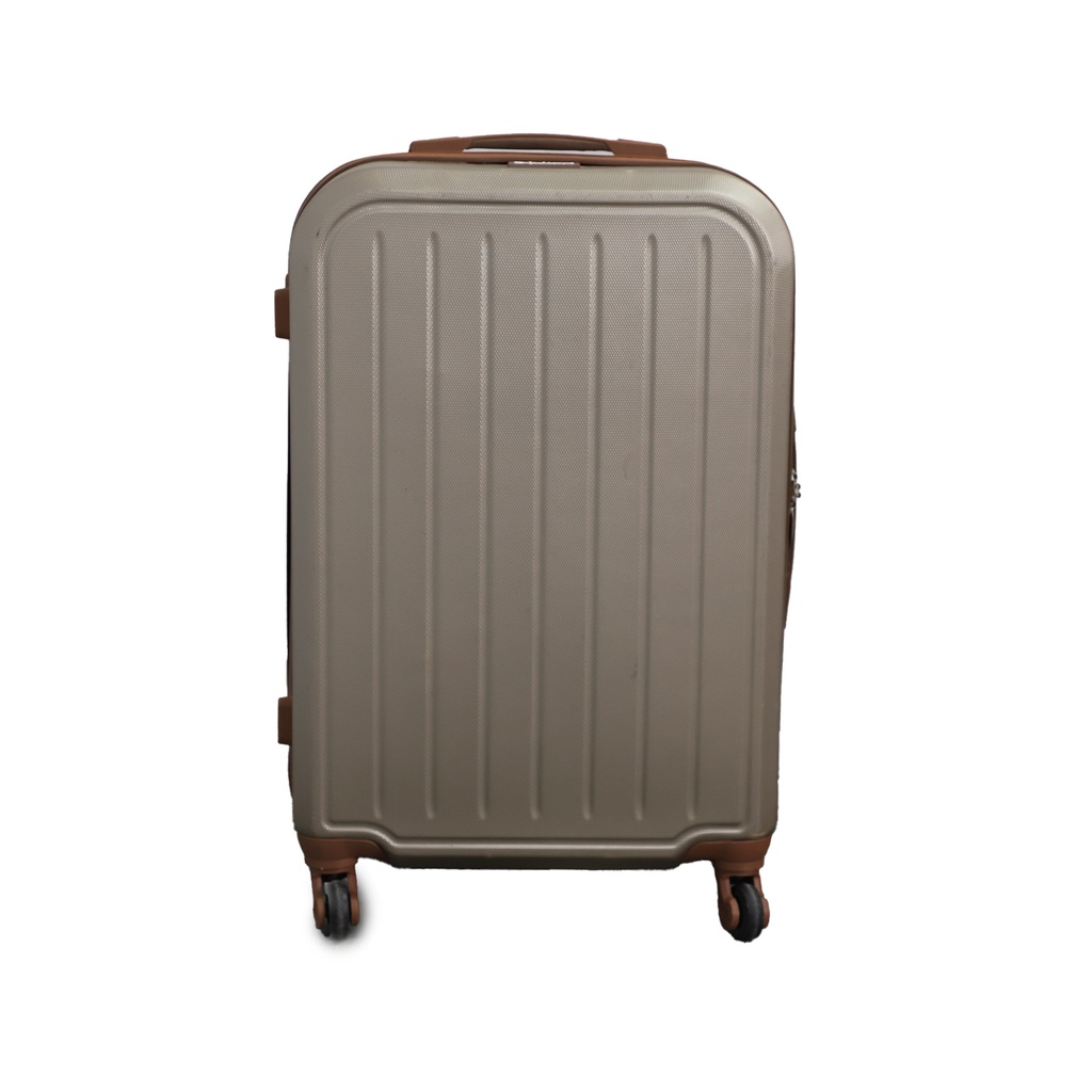 Brown expandable abs hardshell spinner  Luggage