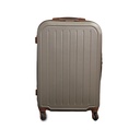 Brown expandable abs hardshell spinner  Luggage