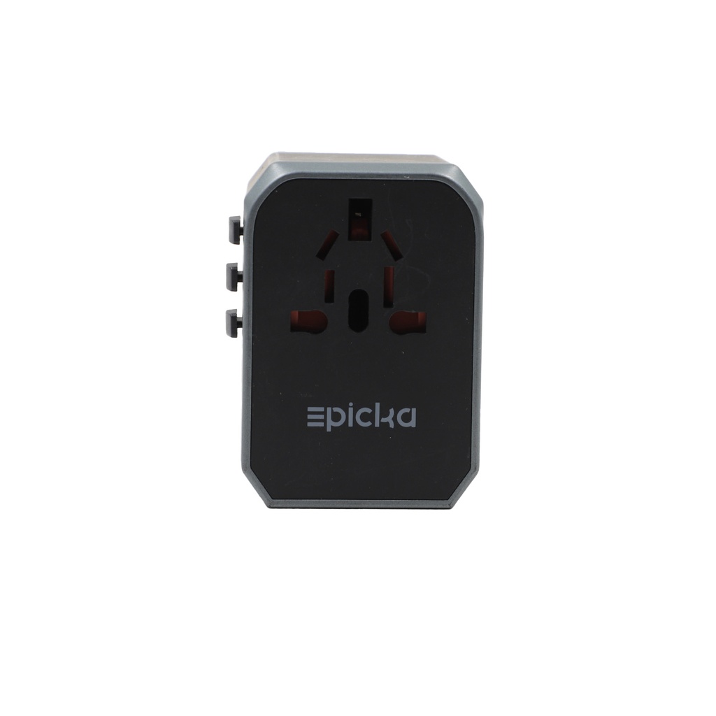 Epicka World travel Adapter with 4 USB type c Ta -105