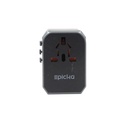 Epicka Universal Travel Adapter, GaN International Plug Adapter TA-105 Pro