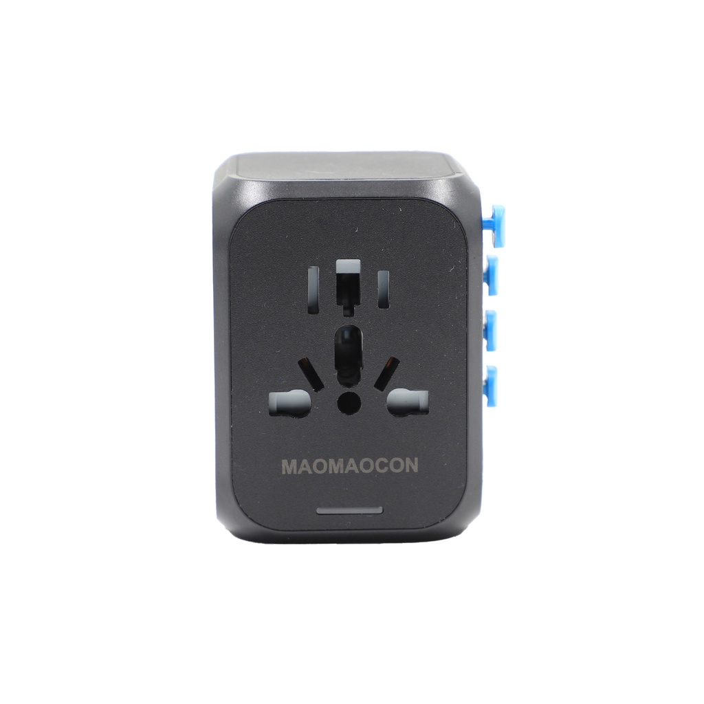 Maomaocn Aomaocon Universal Travel Adapter PD20W 2 USB 1 USB C 1 AC Socket Universal Adapter