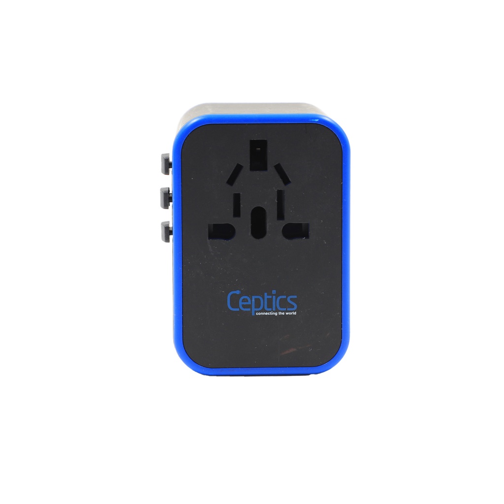 Ceptics Universal Travel Adapter, 5 in 1