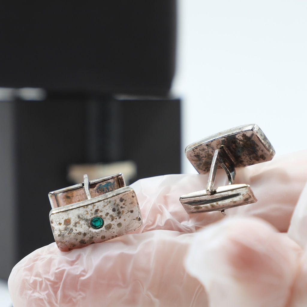 Emporio Armani Silver Cufflinks 925