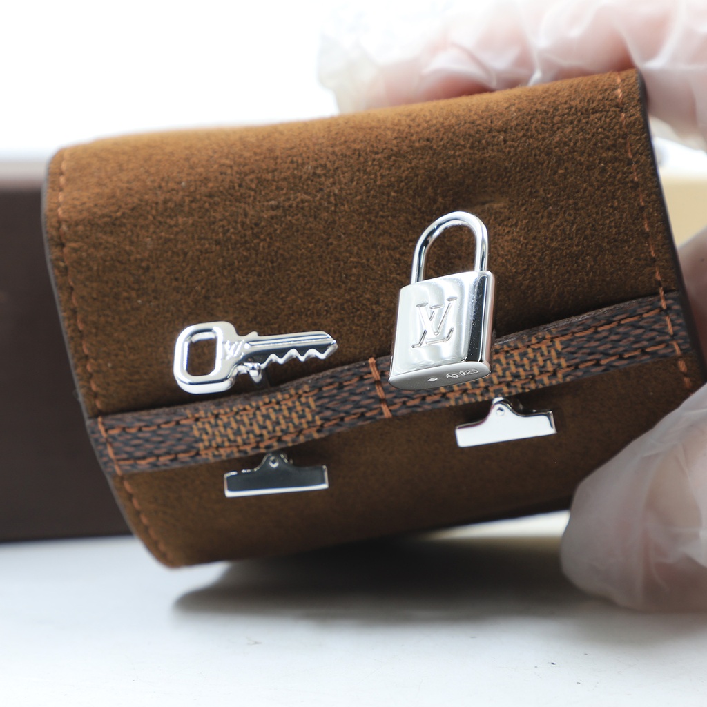 Louis Vuitton 925 Silver Cufflinks Lock And Key, France