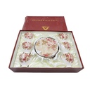 21 Tea Cup & Saucer High Quality Porcelain Made in P.R.C