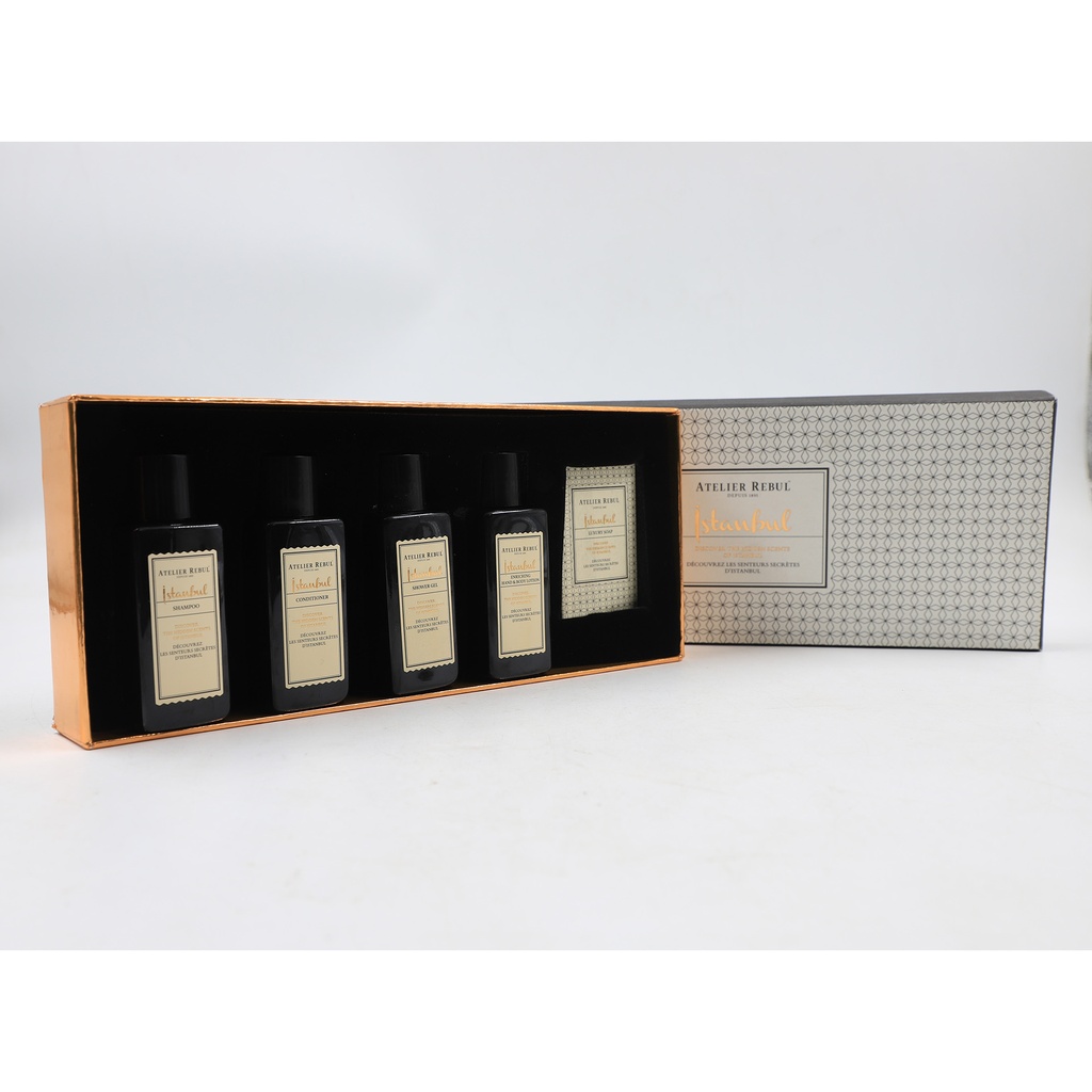 Istanbul Atelier Rebul Hidden Scents, Shower Gel+Hand Body Lotion+ Conditioner Shampoo