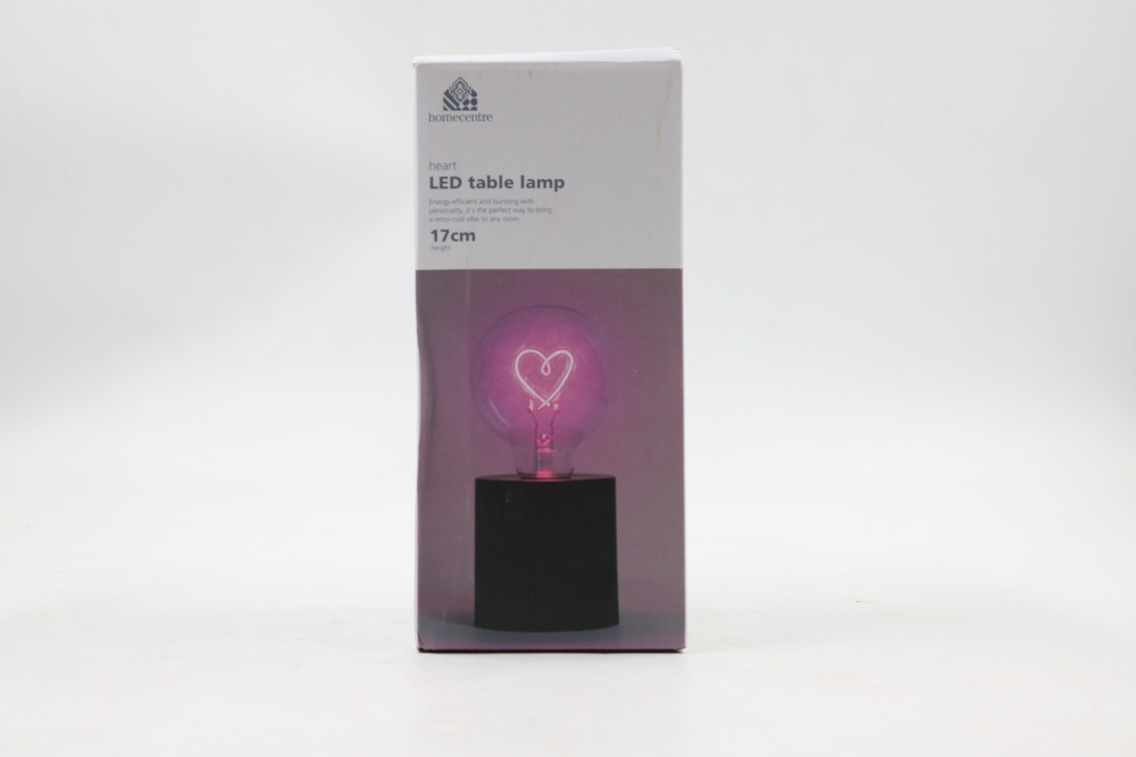 Led Table Lamp 17 Cm Heart Love