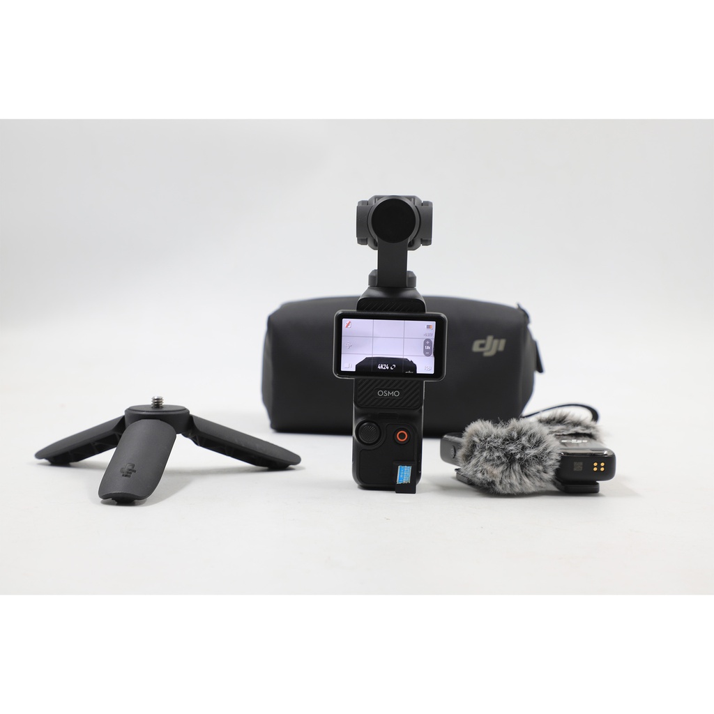 DJi Pocket 3 Contain Tripod 2 Microphone + SD Card And Pouch