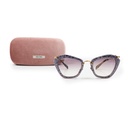Miu Miu  Mirrored SMU 10N Cat Eye Sunglasses Lens With :55, Bridge Width:24