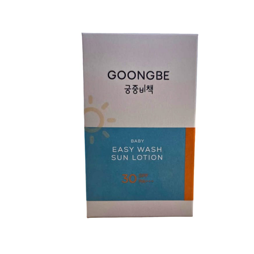 Goongbe Baby Easy Wash Sun Lotion 60, PA+++ SPF 30, Korean 60 g