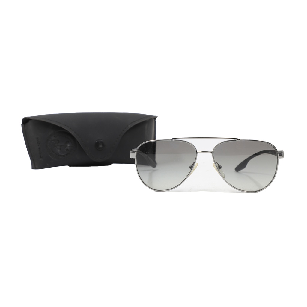 Prada Sunglasses Black  Lens With :58, Bridge Width:14 ( Screen Scratch )