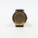 Gucci Gold-Plated Men's Quartz Dress Vintage Watch w/ Leather Band 3000.2 M