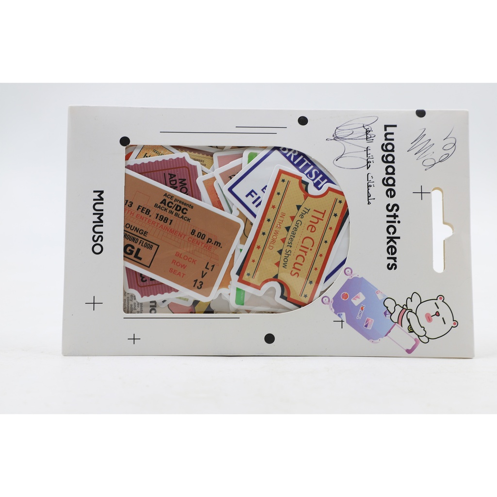Luggage Stickers mumuso
