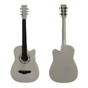 Guitar Jenghai 38C-WH Right hand Acoustic Guitar Kit, With Bag