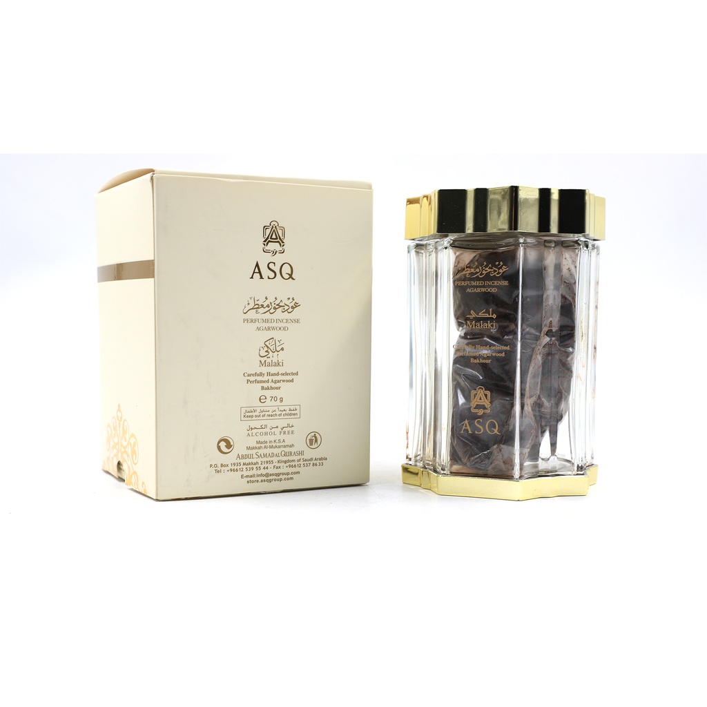 Abd Samad Al Qurashi Perfumed Incense Agarwood Malaki 70 gram