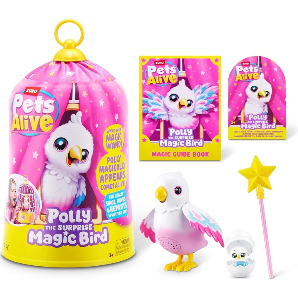Zuru Pets Alive Polly The Surprise Magic Bir