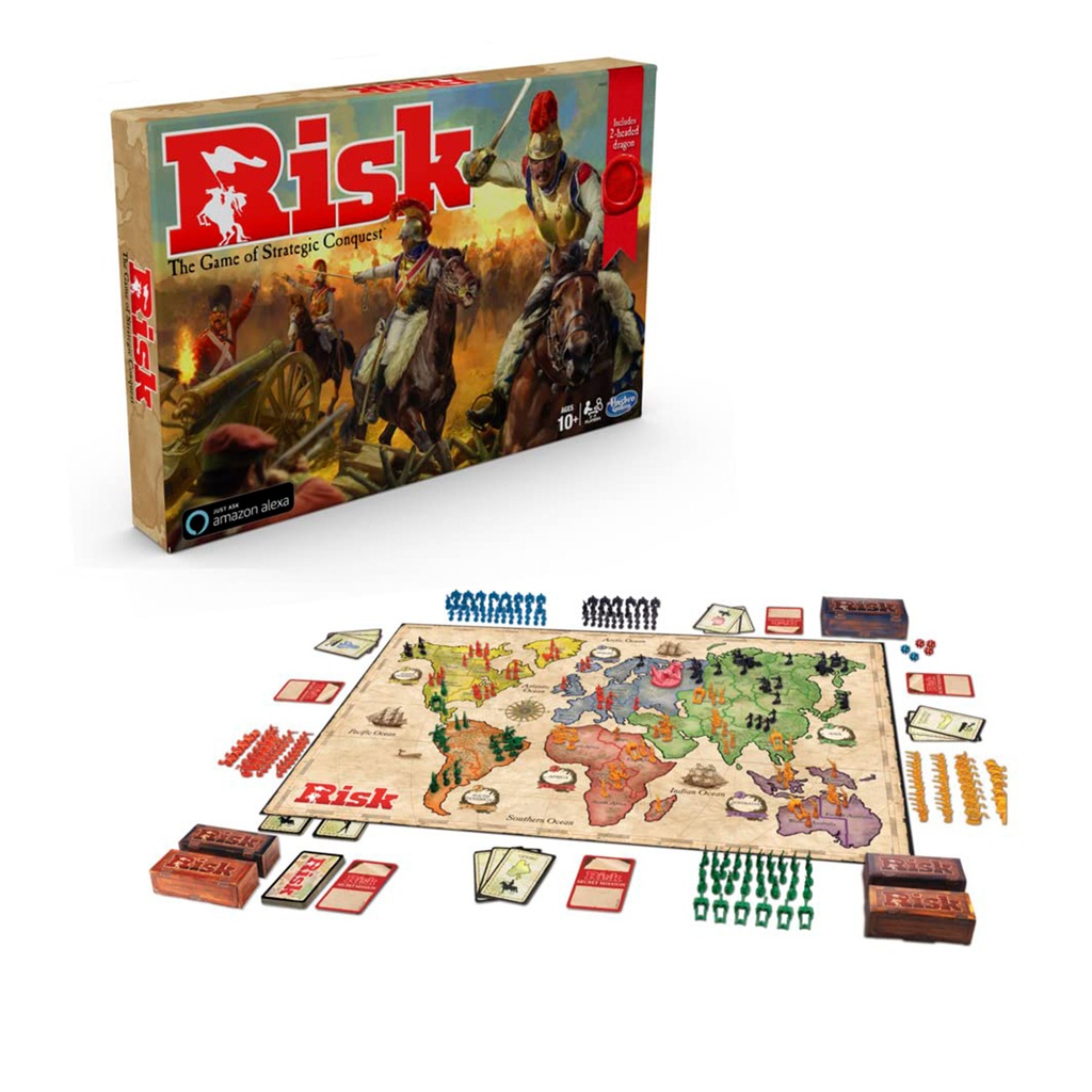 Hasbro Gaming Risk The Game Of Stratefic Conquest
