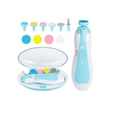 Electric Baby Nail Trimmer Set with 6 Grinding Heads