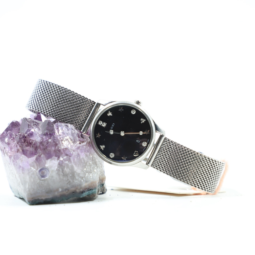 Gucci 126.5,17562002, Stainless Steel Water Resistant, ** Contain Scratch On Top