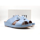 Caretti Legend 6969 Joy Arctic Cup Nickel Matt Memory Sandal  Color Light Blue Size - 11 ½
