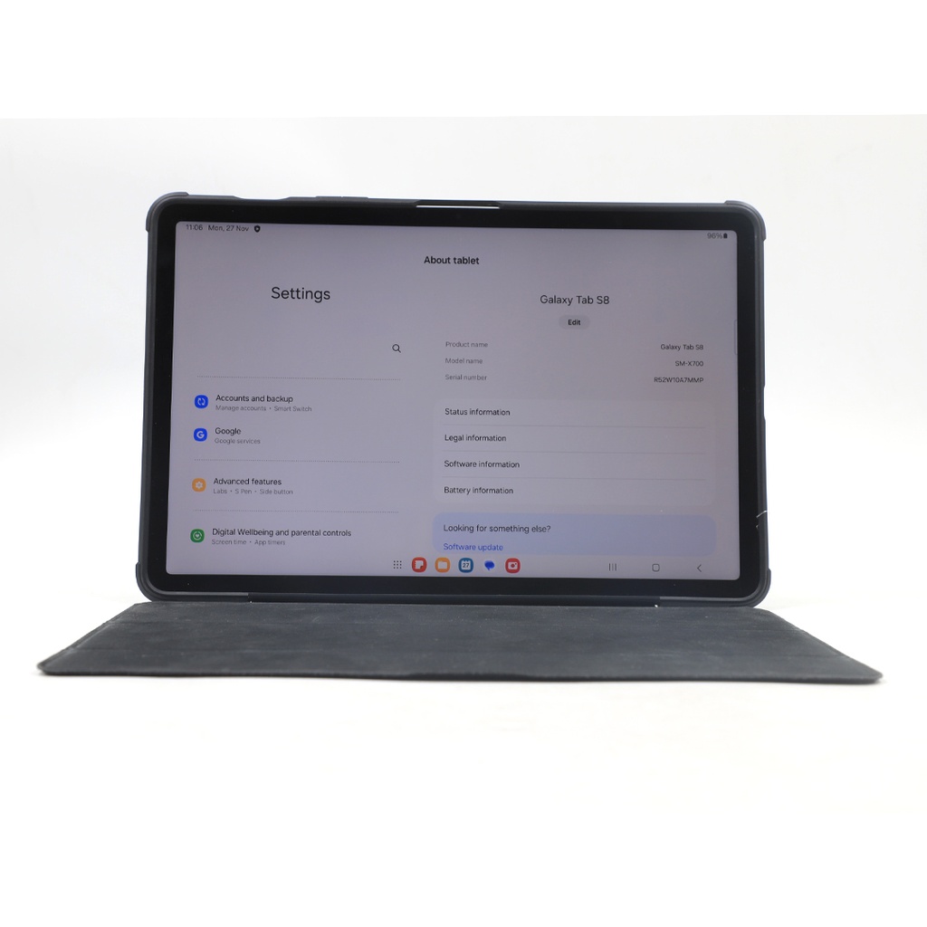 Samsung Tab S8 128 gb SM-X700 + cover