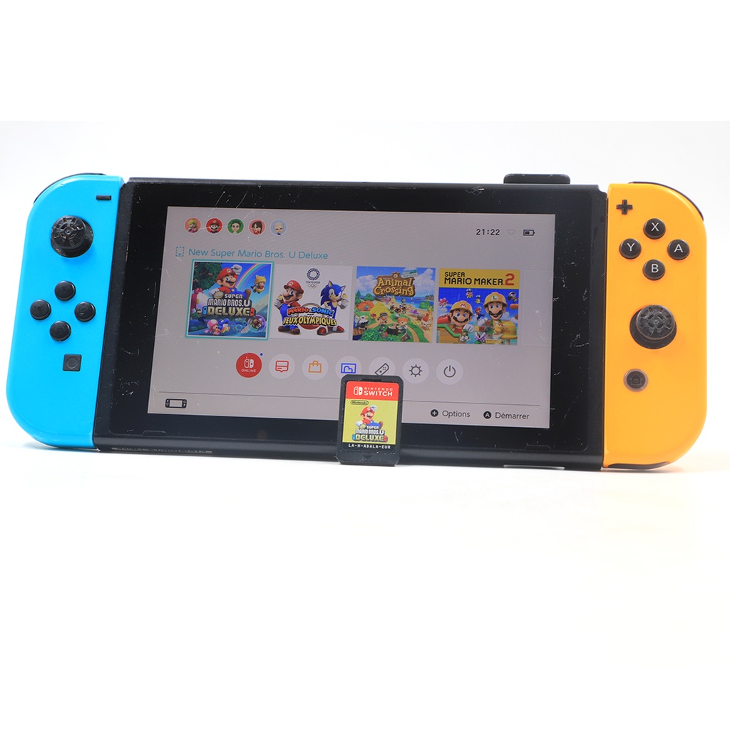 Nintendo Switch v2 + Super Mario Delux Game , ** Spong On the joystick is here**