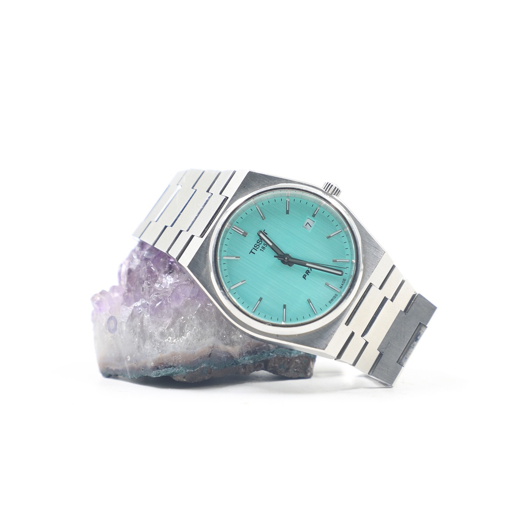 Tissot PRX LMY X2L PVT, Stainless Steel T137410 A green