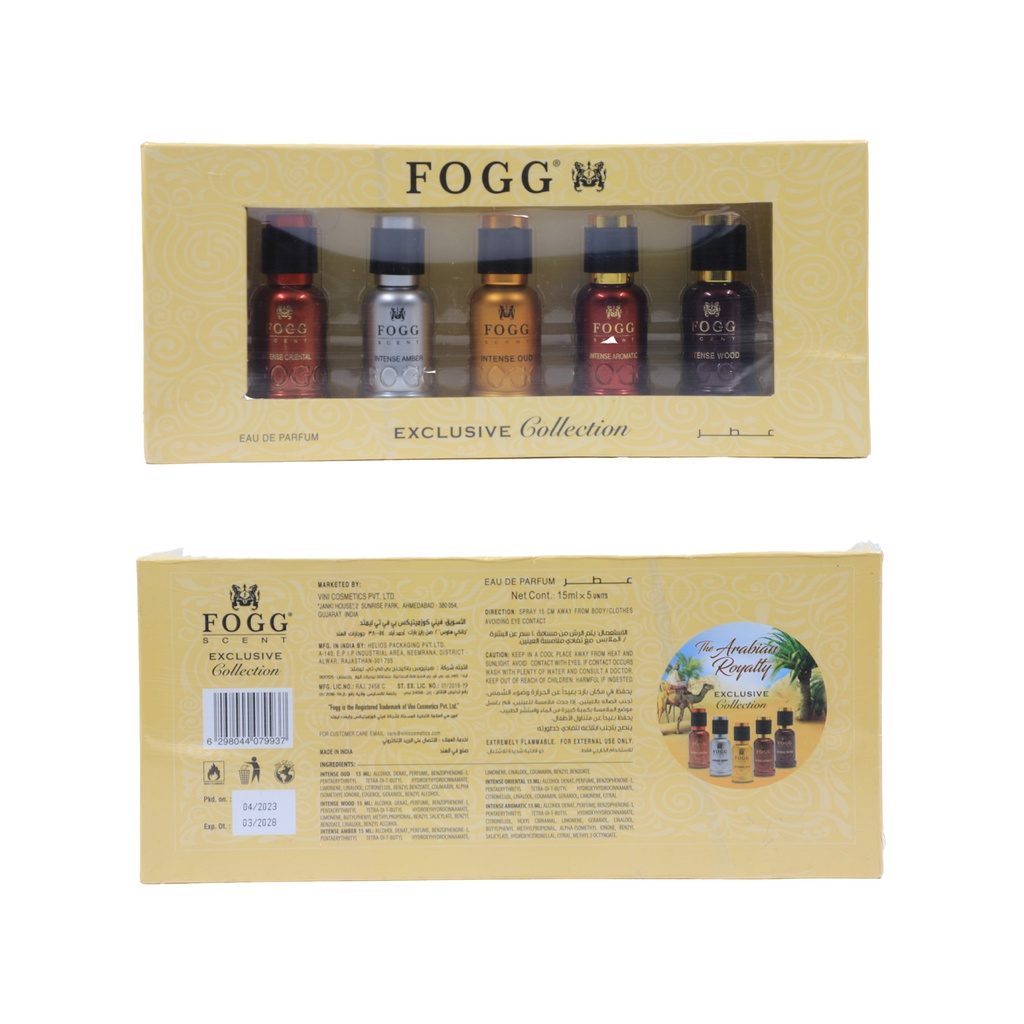 Fogg Exclusive Collection 15ML x 5 Pieces