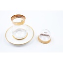 Glazze Luxury 18 cs Glass Tea Cap & set