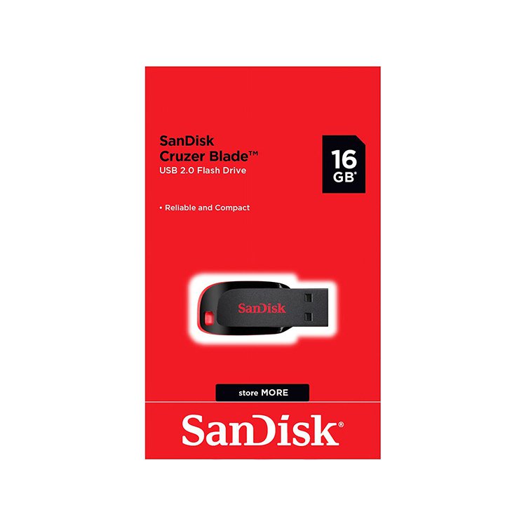 SanDisk Cruzer Blade, USB 2.0 16 GB