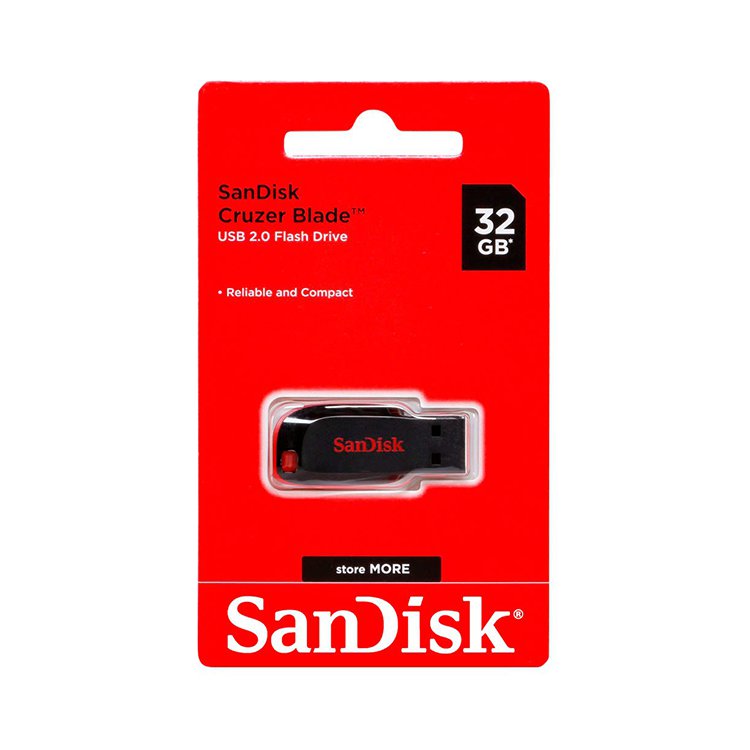 SanDisk Cruzer Blade, USB 2.0 32 GB