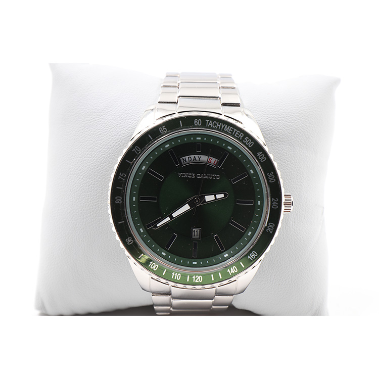 Vince Camuto VC/8042SV,  Stainless Steel Back, Base Metal Bazel