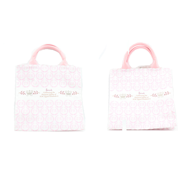 Harrods Light Hand Bag, Celebrating the platinum Jubilee of H.M Queen Elizabeth II