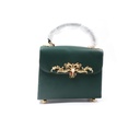 Charles & Keith CK2-50701276 Handbag Green, Size: M, Dark Green
