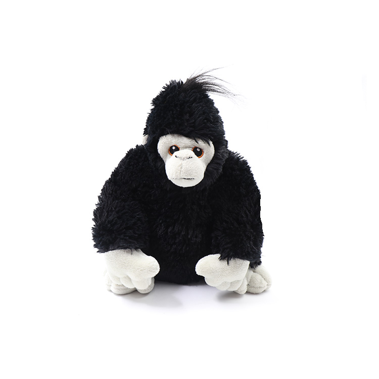 Eco Pals Fluffy Plush Cuddle Black Gorilla