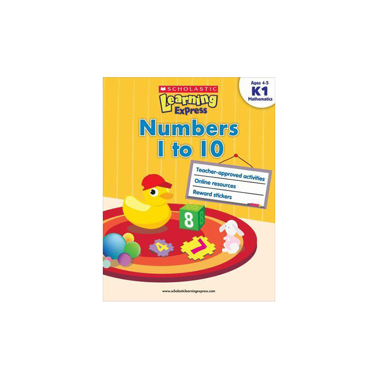 Scholastic K1 Mathematics Numbers 1 to 10