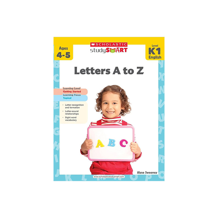Scholastic Study Smart Level K1 English  Letters A To Z