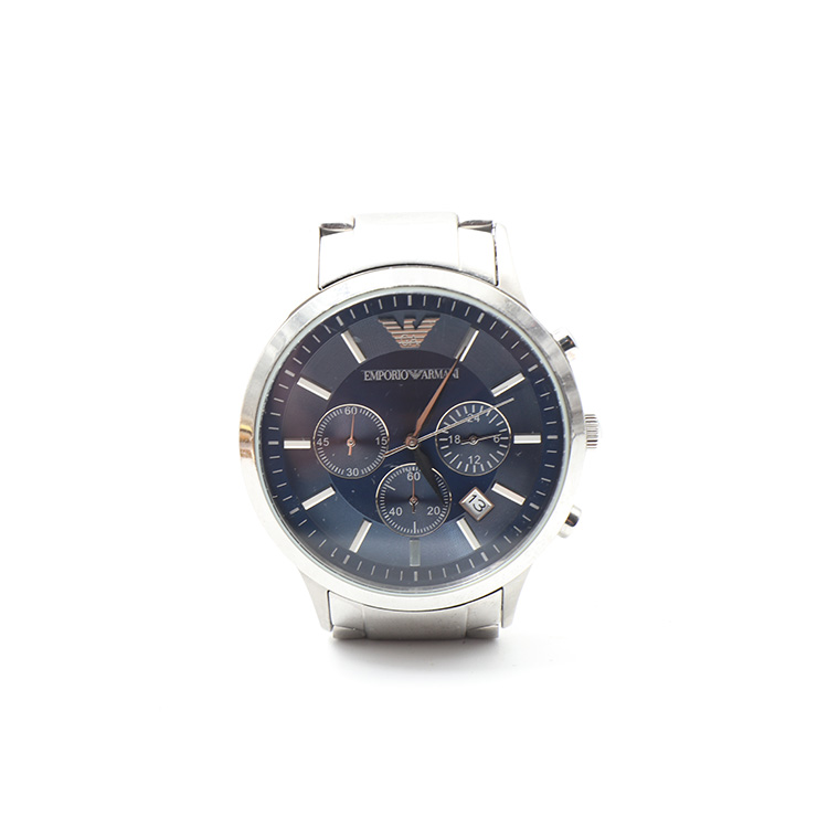 Emporio Armani AR-2448 Solid Stainless Steel, 50 Meters