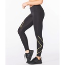ZXU Human Performance Multiplier, Light Speed Mid-Rise Comp Tight, Style WA6523b , Size: S, Color: Black/Green