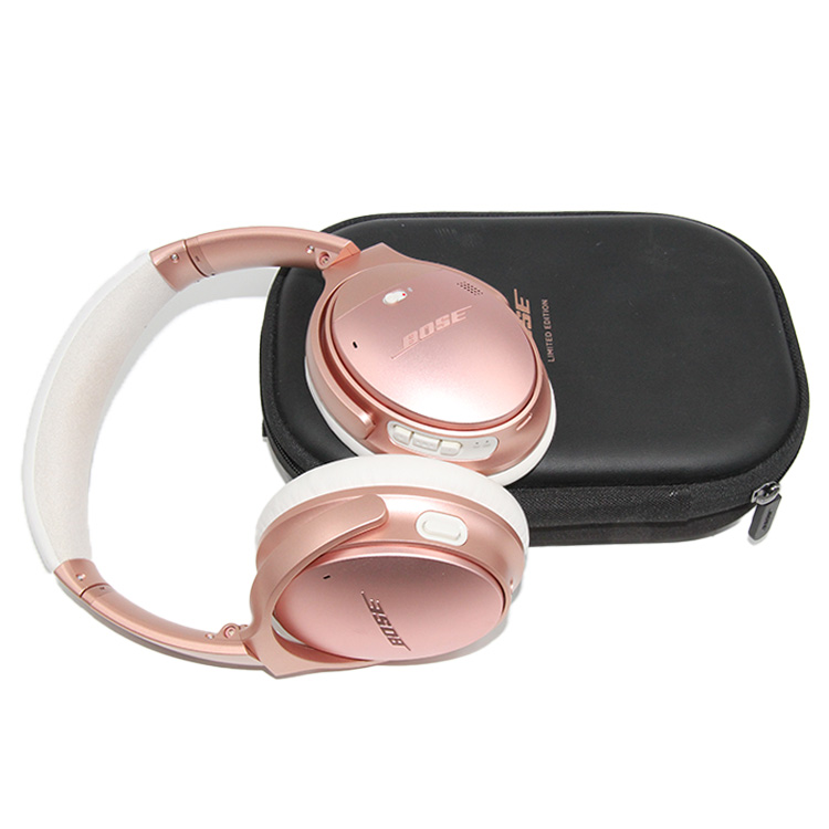 Bose QuietComfort 35 II Wireless Bluetooth Headphones Noise-Cancelling, Black Gray , Pink/ Blue Limited Edition