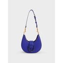 Gabine Belted Hobo Bag - Cobalt