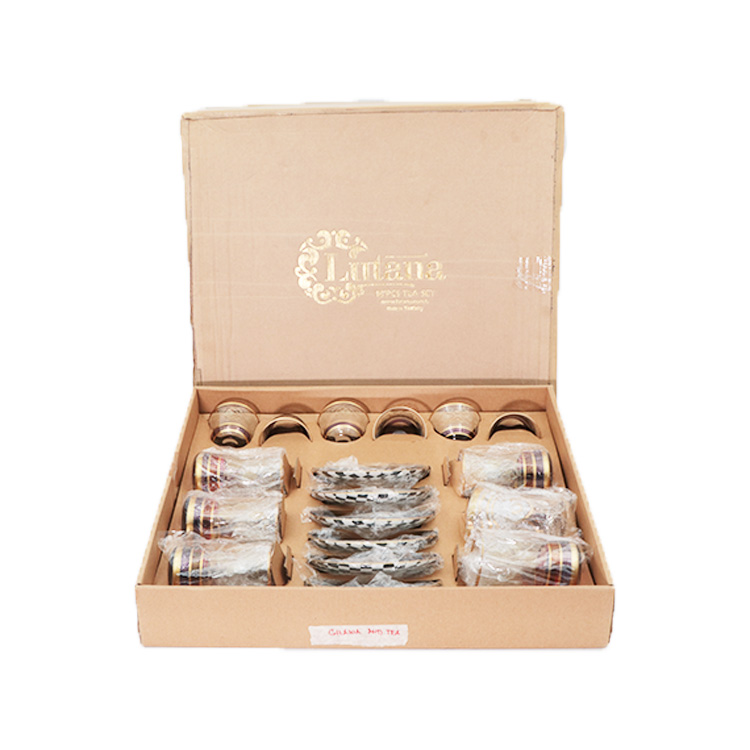 Lutana 18 Pcs Tea Set Made In Turkey