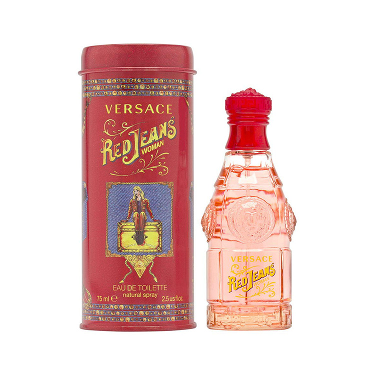Versace Red Jeans Woman, Eau De Toilette Natural Spray 75 ml 2.5 fl.oz