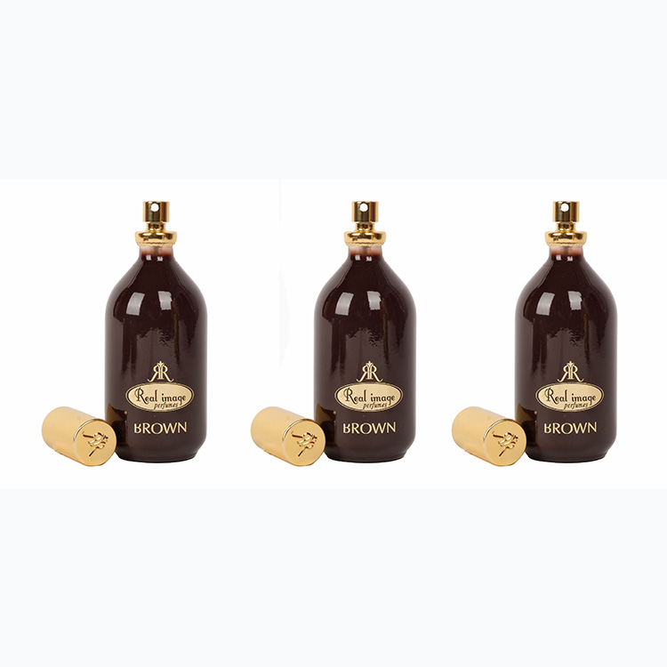 Real Image Brown Eau De Cologne Spray, 120ML Gift Set